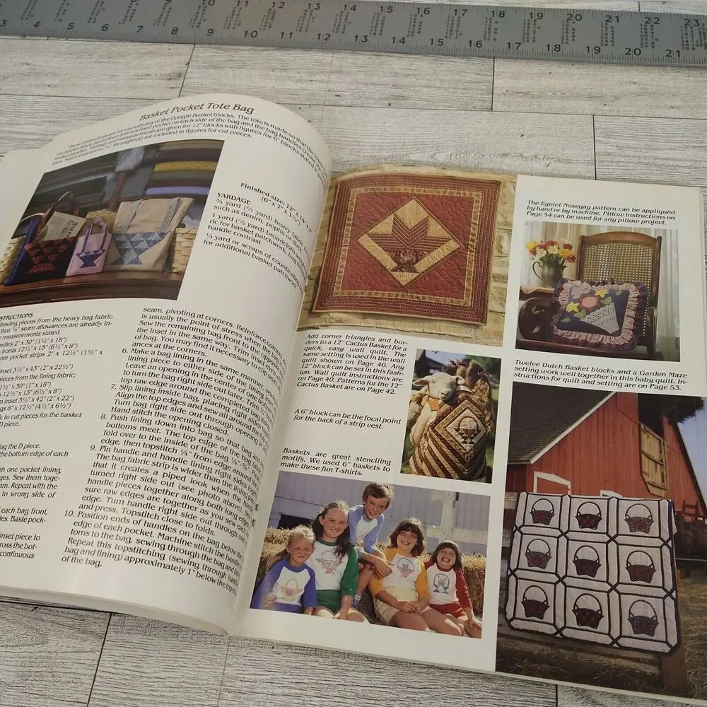 Classic Basket Quilting Patterns - Porter & Fons -‎ 1984 Sewing Craft Book